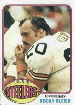 1976 Topps #522 - Rocky Bleier - Pittsburgh Steelers 1976 Topps #522 - Rocky Bleier - Pittsburgh Steelers