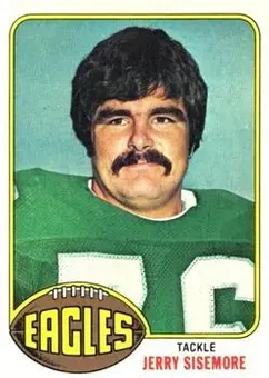 1976 Topps #524 - Jerry Sisemore - Philadelphia Eagles