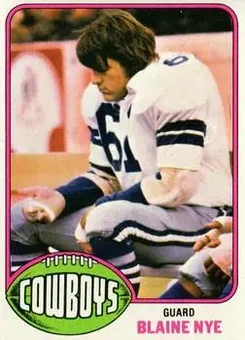 1976 Topps #527 - Blaine Nye - Dallas Cowboys