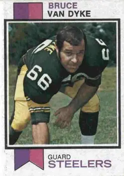 1973 Topps #505 - Bruce Van Dyke - Pittsburgh Steelers - Front