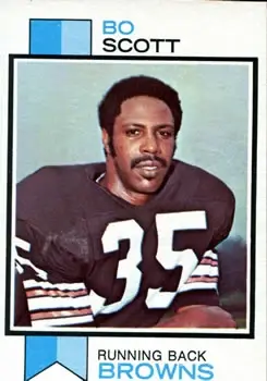 1973 Topps #509 - Bo Scott - Cleveland Browns - Front