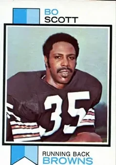 1973 Topps #509 - Bo Scott - Cleveland Browns