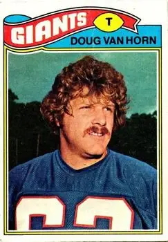 1977 Topps #73 - Doug Van Horn - New York Giants