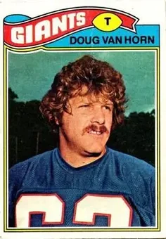 1977 Topps #73 - Doug Van Horn - New York Giants