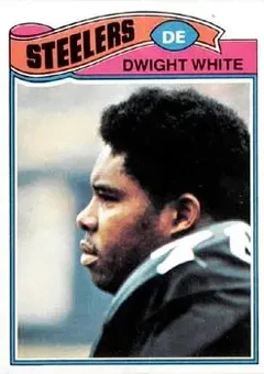 1977 Topps #75 - Dwight White - Pittsburgh Steelers