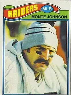 1977 Topps #77 - Monte Johnson - Oakland Raiders
