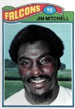 1977 Topps #79 - Jim Mitchell - Atlanta Falcons