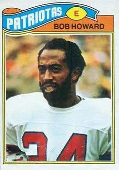 1977 Topps Mexican #88 - Bob Howard - New England Patriots - Front