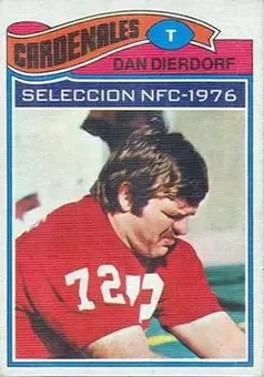 1977 Topps Mexican #90 - Dan Dierdorf - St. Louis Cardinals