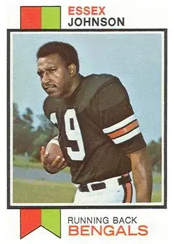 1973 Topps #513 - Essex Johnson - Cincinnati Bengals - Front