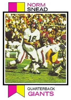 1973 Topps #515 - Norm Snead - New York Giants