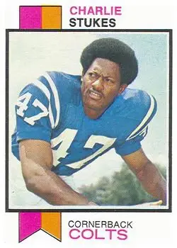 1973 Topps #516 - Charlie Stukes - Baltimore Colts - Front 1973 Topps #516 - Charlie Stukes - Baltimore Colts - Front