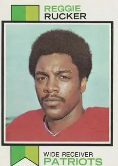 1973 Topps #517 - Reggie Rucker - New England Patriots