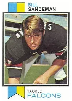 1973 Topps #518 - Bill Sandeman - Atlanta Falcons