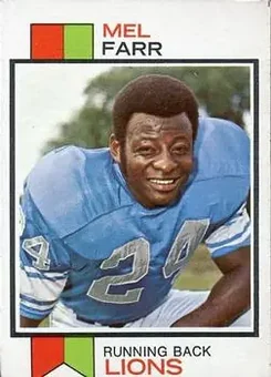 1973 Topps #519 - Mel Farr - Detroit Lions