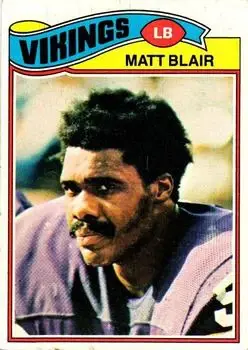1977 Topps #84 - Matt Blair - Minnesota Vikings