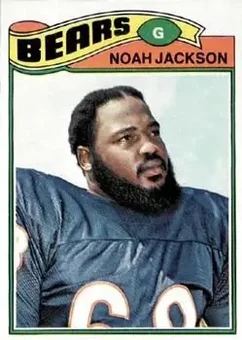 1977 Topps #86 - Noah Jackson - Chicago Bears