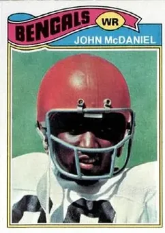 1977 Topps #89 - John McDaniel - Cincinnati Bengals