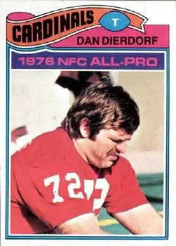 1977 Topps #90 - Dan Dierdorf - St. Louis Cardinals