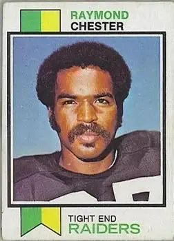 1973 Topps #520 - Raymond Chester - Oakland Raiders - Front