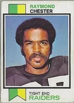1973 Topps #520 - Raymond Chester - Oakland Raiders