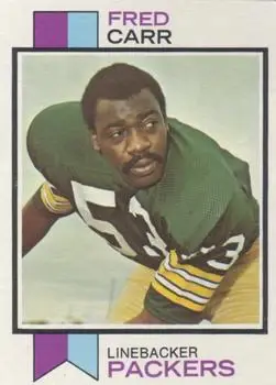 1973 Topps #521 - Fred Carr - Green Bay Packers - Front
