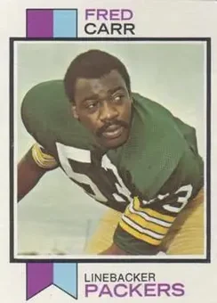 1973 Topps #521 - Fred Carr - Green Bay Packers 1973 Topps #521 - Fred Carr - Green Bay Packers
