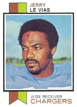 1973 Topps #522 - Jerry LeVias - San Diego Chargers