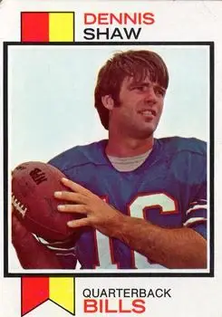 1973 Topps #525 - Dennis Shaw - Buffalo Bills