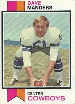 1973 Topps #526 - Dave Manders - Dallas Cowboys