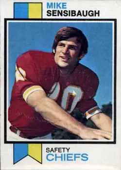 1973 Topps #528 - Mike Sensibaugh - Kansas City Chiefs - Front