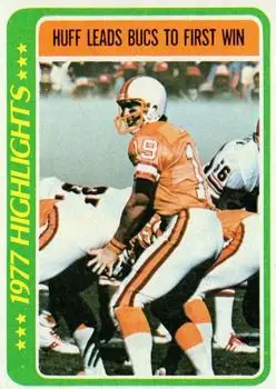 1978 Topps #1 - Gary Huff - Tampa Bay Buccaneers