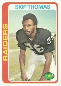 1978 Topps #8 - Skip Thomas - Oakland Raiders
