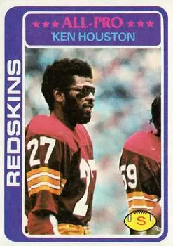 1978 Topps #10 - Ken Houston - Washington Redskins