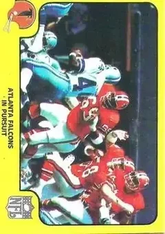 1978 Fleer Team Action #2 - Card #2 - Atlanta Falcons