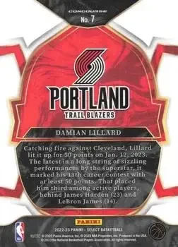 Back of Damian Lillard