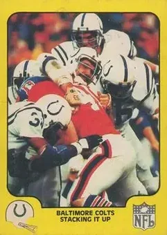 1978 Fleer Team Action #4 - Card #4 - Baltimore Colts