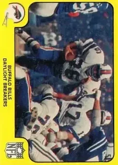 1978 Fleer Team Action #5 - Card #5 - Buffalo Bills