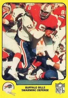 1978 Fleer Team Action #6 - Card #6 - Buffalo Bills