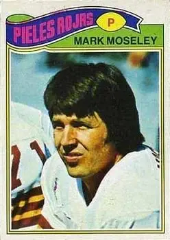 1977 Topps Mexican #91 - Mark Moseley - Washington Redskins 1977 Topps Mexican #91 - Mark Moseley - Washington Redskins