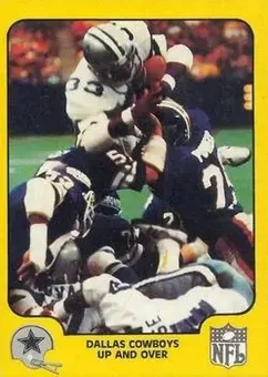1978 Fleer Team Action #13 - Card #13 - Dallas Cowboys