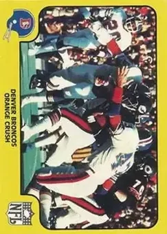 1978 Fleer Team Action #16 - Card #16 - Denver Broncos