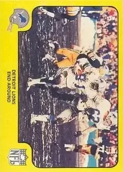 1978 Fleer Team Action #17 - Card #17 - Detroit Lions