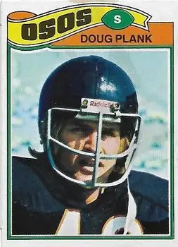 1977 Topps Mexican #101 - Doug Plank - Chicago Bears