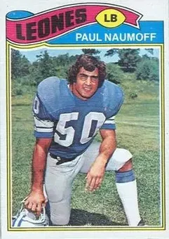 1977 Topps Mexican #106 - Paul Naumoff - Detroit Lions