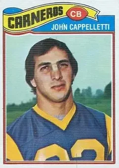 1977 Topps Mexican #108 - John Cappelletti - Los Angeles Rams