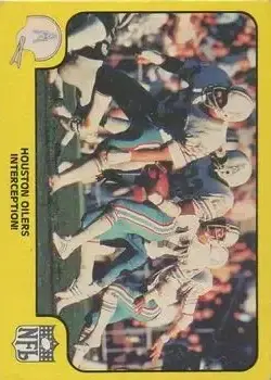 1978 Fleer Team Action #22 - Card #22 - Houston Oilers - Front