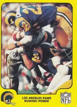 1978 Fleer Team Action #25 - Card #25 - Los Angeles Rams - Front 1978 Fleer Team Action #25 - Card #25 - Los Angeles Rams - Front