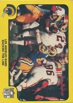 1978 Fleer Team Action #26 - Card #26 - Los Angeles Rams