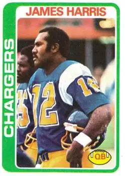 1978 Topps #17 - James Harris - San Diego Chargers